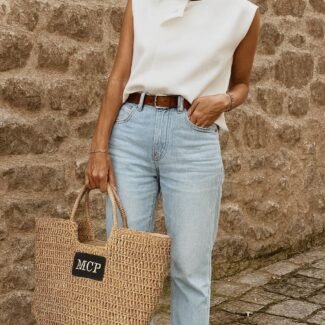 Bolso Fibras Naturales Suela